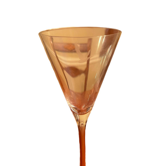 Grey Goose 7.5" Martini Vodka Glasses‎ Set Of Two Etched Crystal Clear - Picture 2 of 7